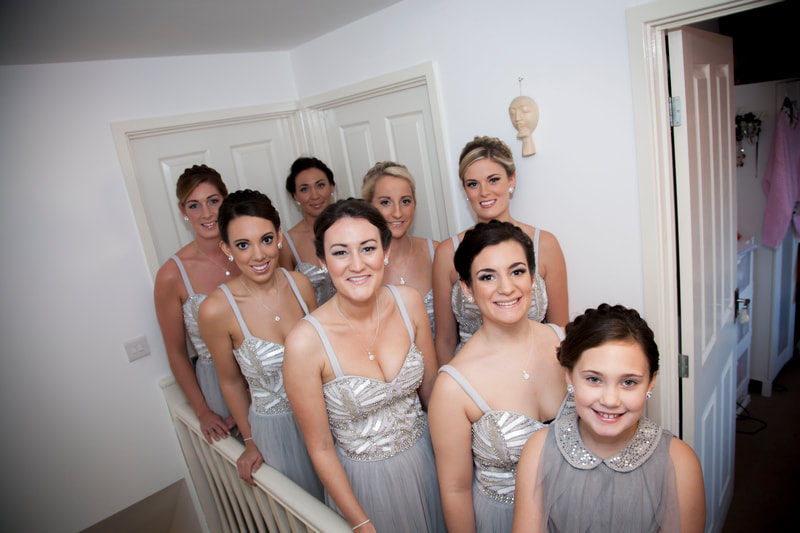 Wedding party, team bride, bridesmaids